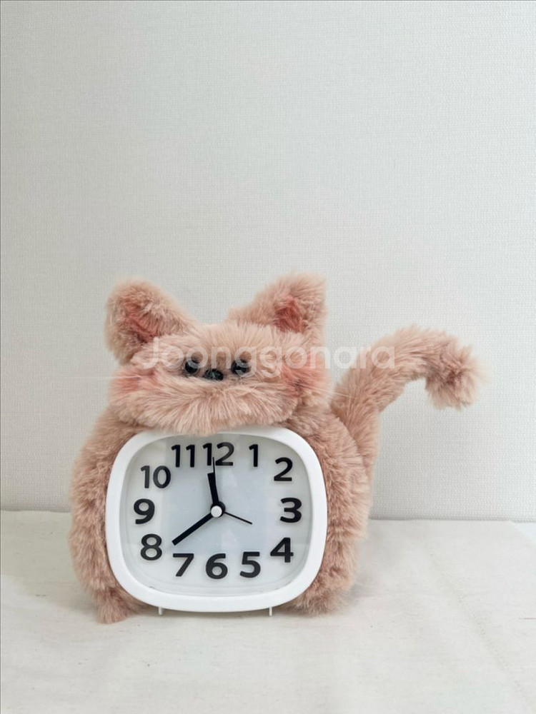 귀여운 고양이 인형 시계 선물용--3