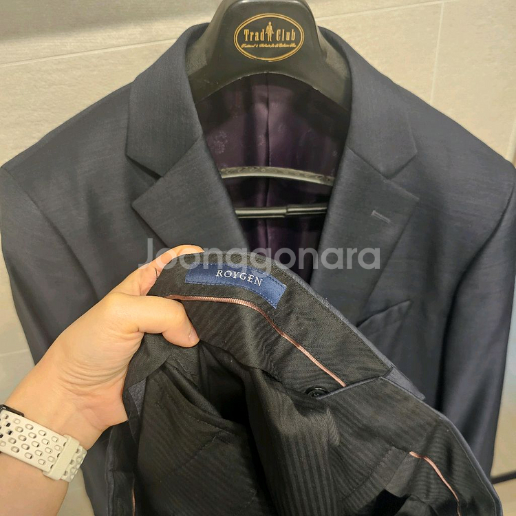 105/32 로이젠 무광 남성 정장 세트--6