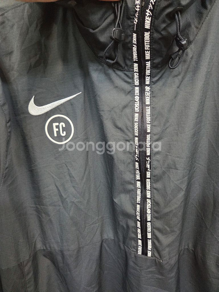 나이키 빅스우시 fc 풋볼클럽 아노락 우븐자켓 xl--4