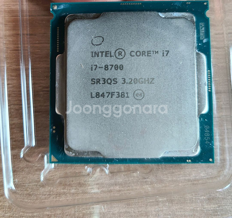 인텔 intel cpu i7 8700--0