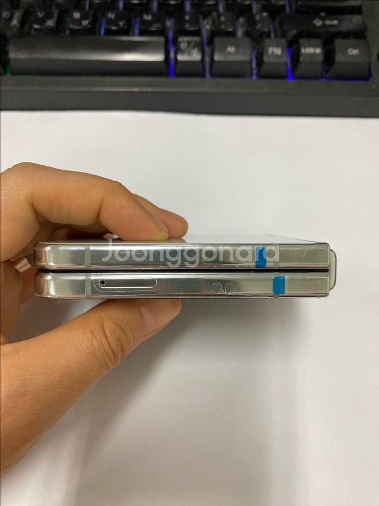 센터판 자급제 갤럭시Z플립5 민트 SSS급 512G--5