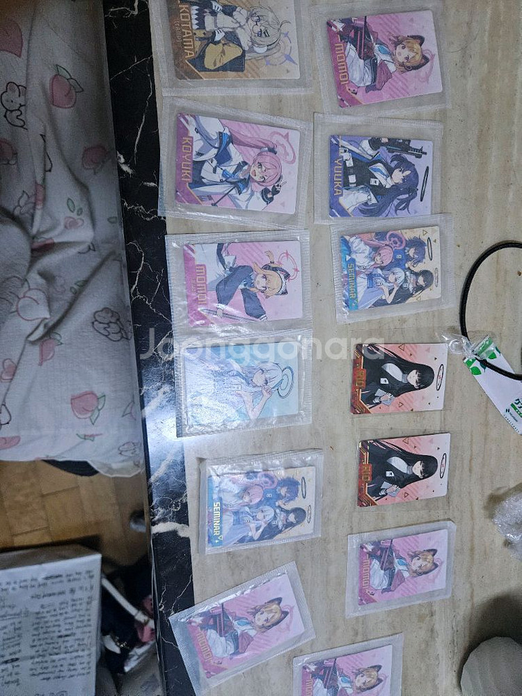 블루아카이브 gs25 웨하스/젤리 포카--0