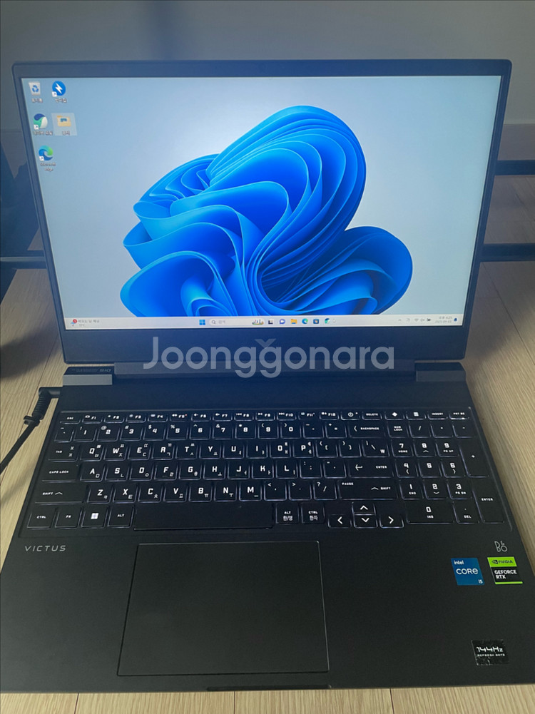 HP 빅터스 게이밍 노트북 i5 RTX4050 판매--0