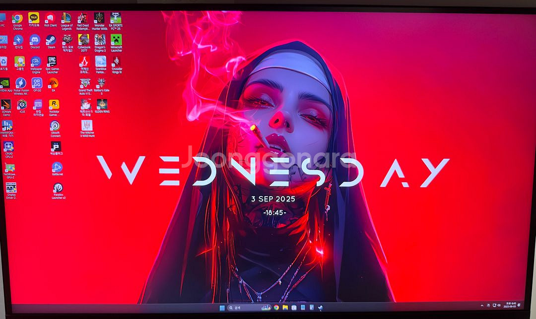 델 g2724d qhd 165hz ips 모니터 풀박스--0
