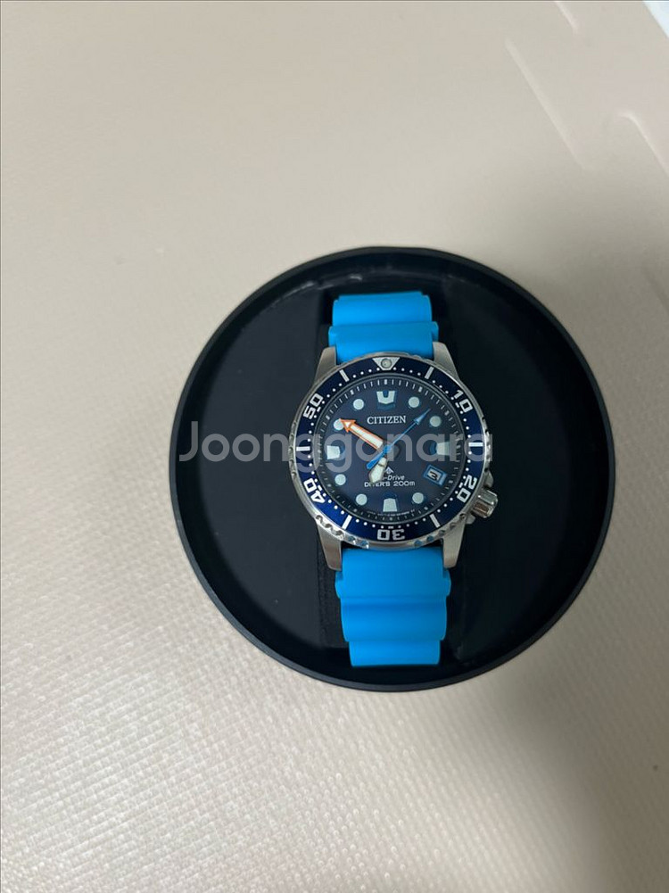 시티즌 프로마스터 37mm 블루 에코드라이브--1