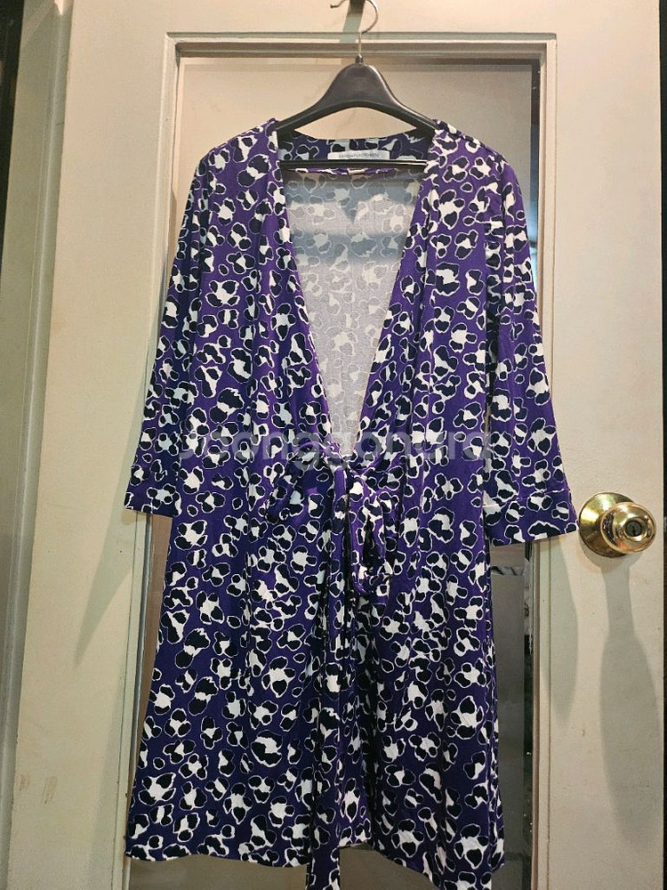 DVF 프린팅 랩원피스 2--1