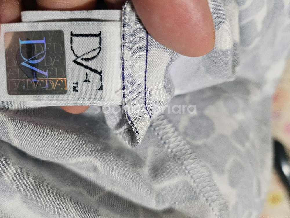 DVF 프린팅 랩원피스 2--7