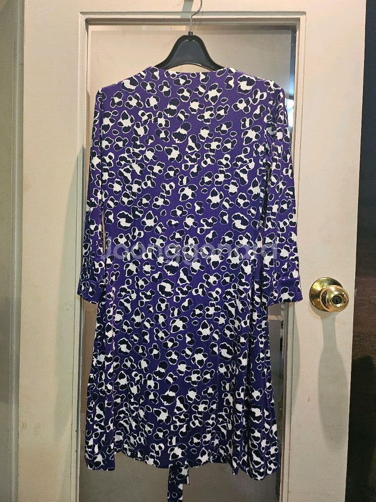 DVF 프린팅 랩원피스 2--4