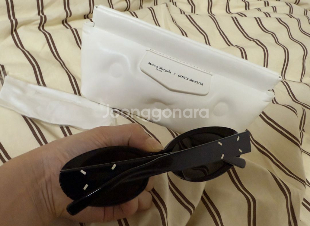 젠틀몬스터x마르지엘라 선글라스 MM107 블랙블랙--1