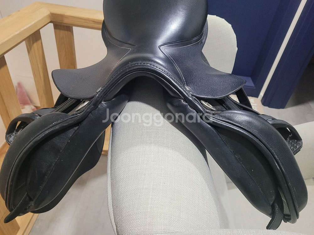 데카트론 승마안장 세트와 복대--1