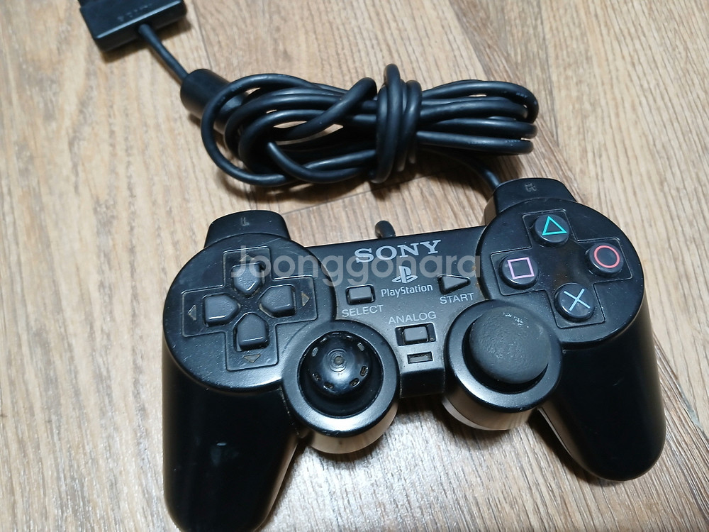 SONY 플레이스테이션2 컨트롤러 2개 버턴 고장품--2