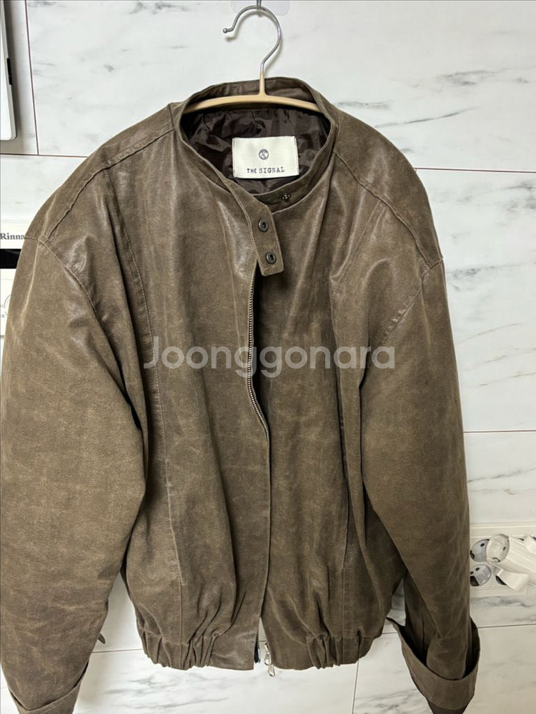 가죽 레이서자켓 레이서자켓 크롭자켓--0