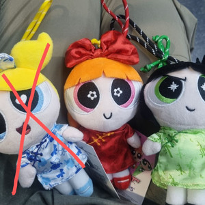 새제품)파워퍼프걸 치파오 인형키링