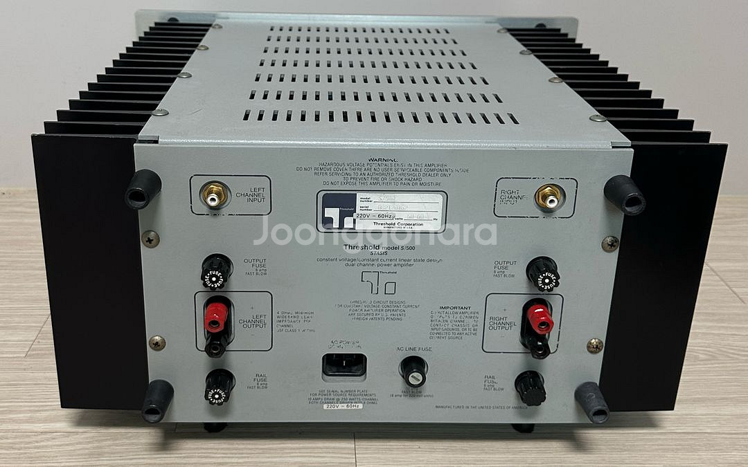Threshold S500 파워앰프--1
