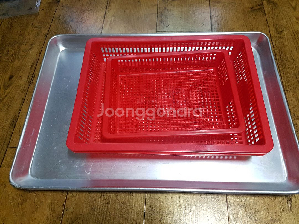 양은사각쟁반 플라스틱채반--0