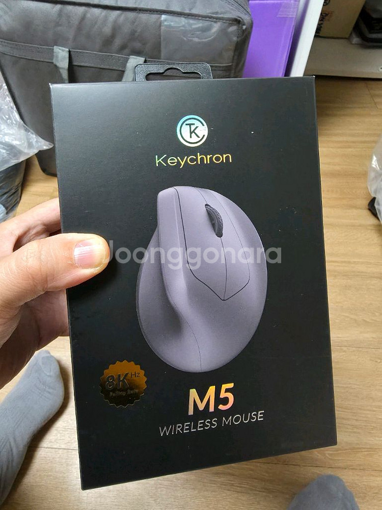 키크론 M5 8K 무선 버티컬 마우스--0