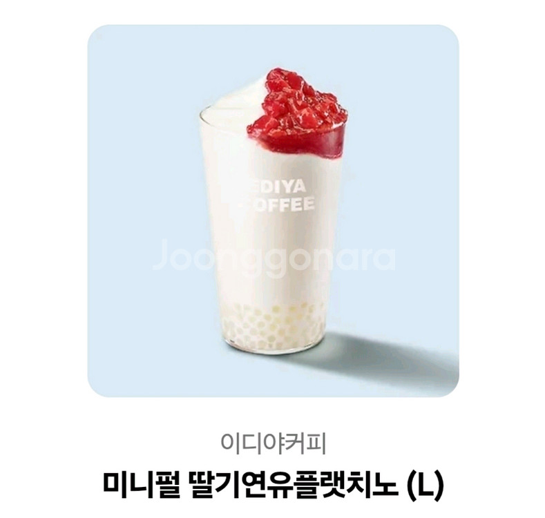 이디야커피 피치망고드링킹요거트(L),외--1