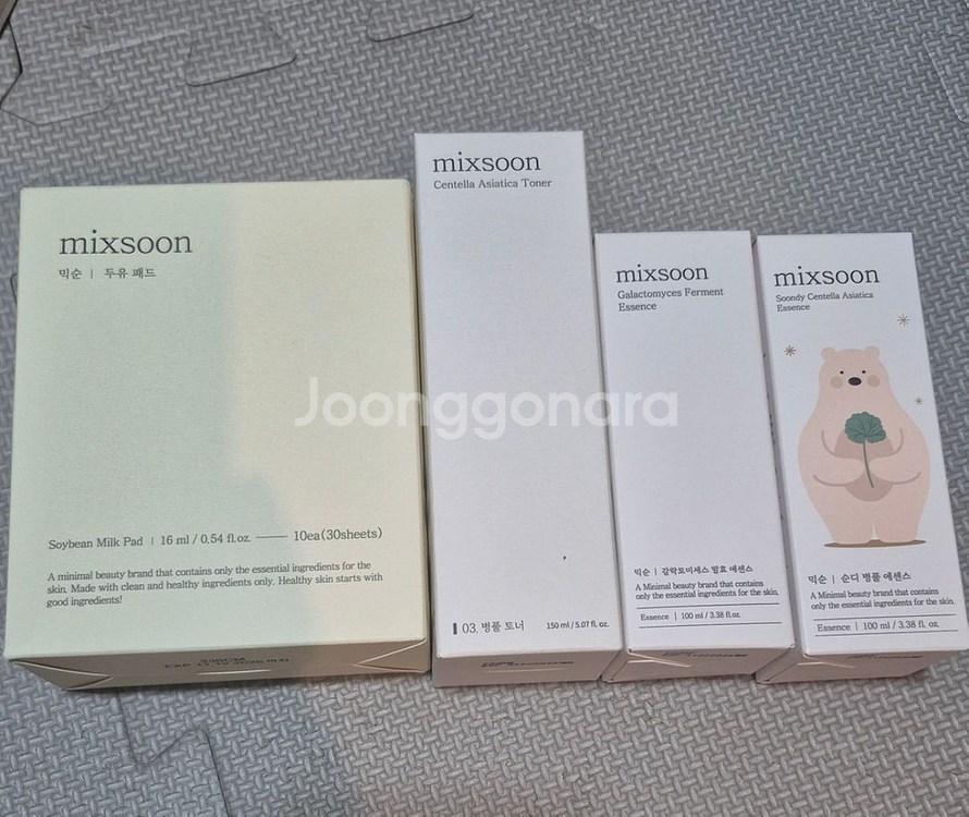 믹순 병풀,갈락에센스,병풀토너,콩아이크림,두유패드--0