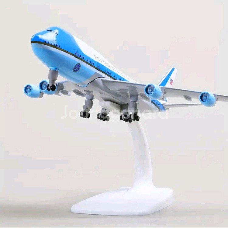 (금속) 에어포스원 B747 항공기 모형(피규어)--4