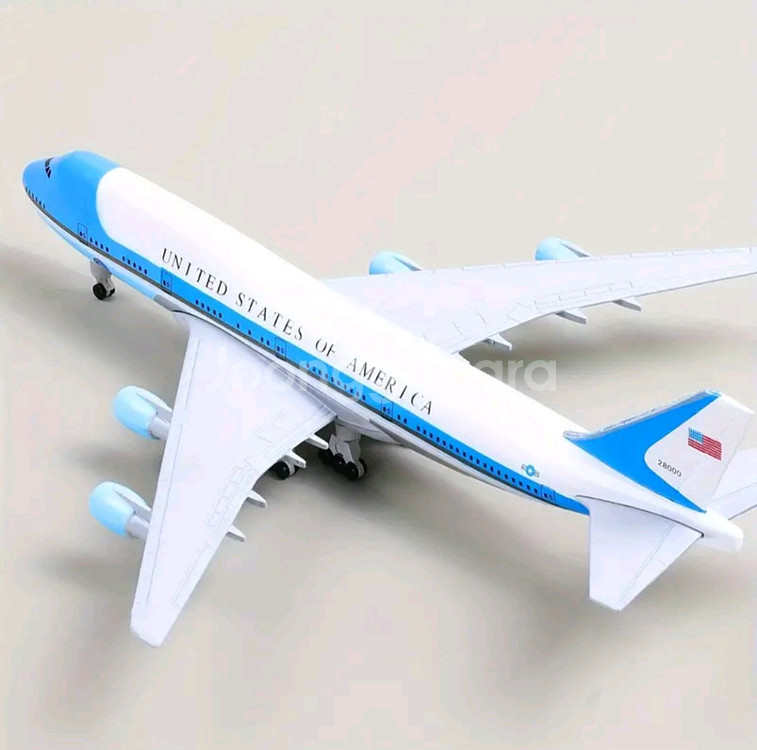 (금속) 에어포스원 B747 항공기 모형(피규어)--7