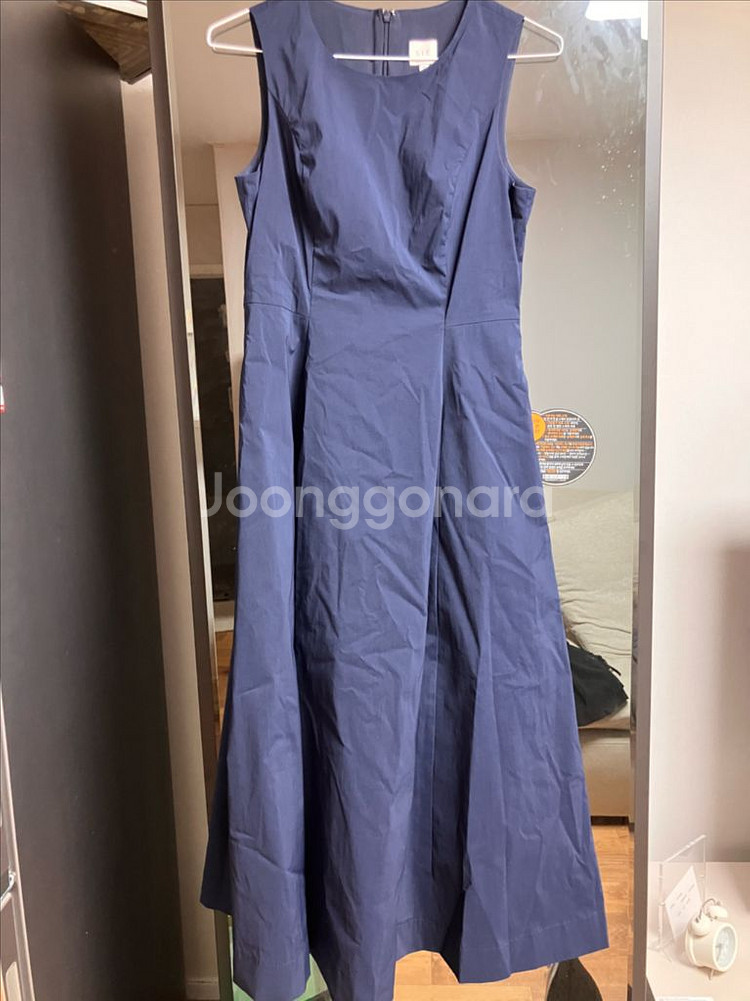 시에 sie 엠마 플레어 라인 드레스 맥시 네이비--0