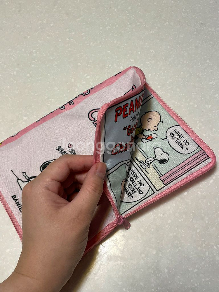 스누피 X 바닐라코 파우치 (피넛츠 콜라보)--1