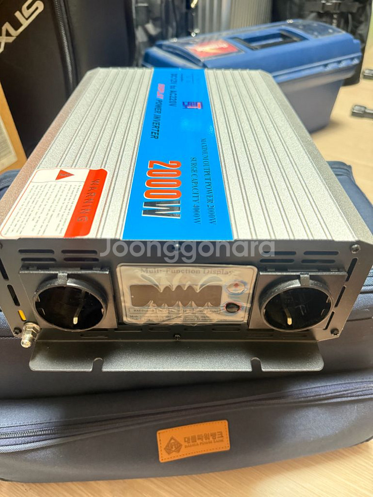 대물파워뱅크240a[새것]+인버터2,000--5