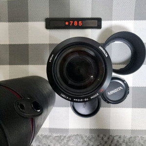 미놀타 AF 마운트 70-210mm 줌렌즈 케이스포함