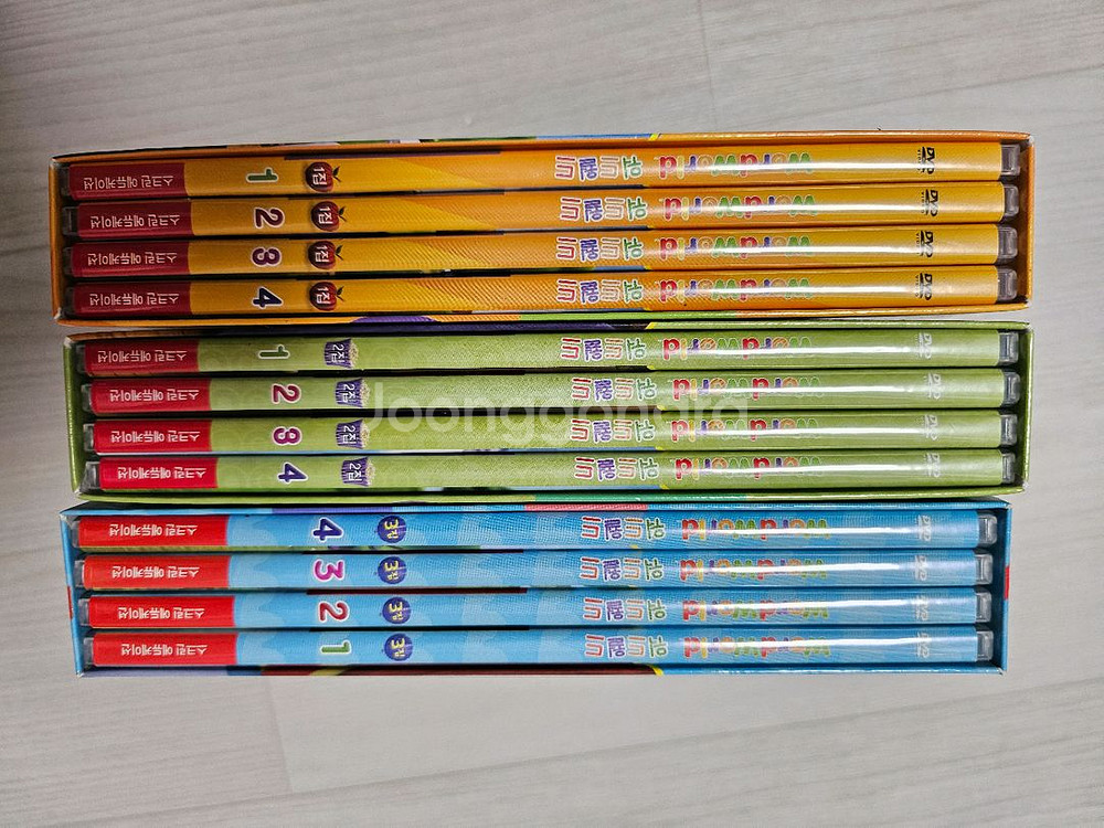 잠수네영어 워드월드dvd 1집~3집--1