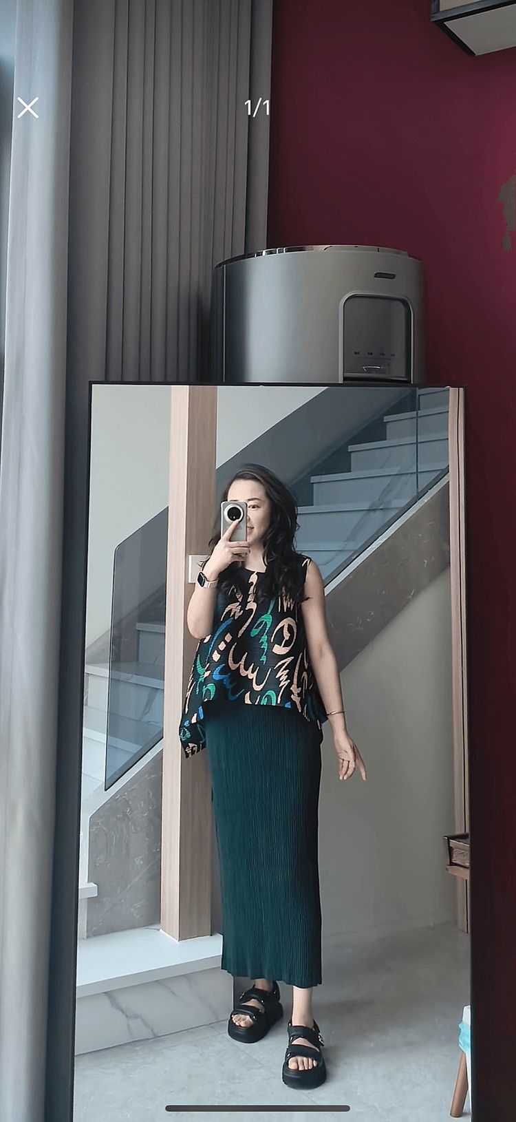 (새상품) 플리츠플리즈 피지 바운스 탑--4