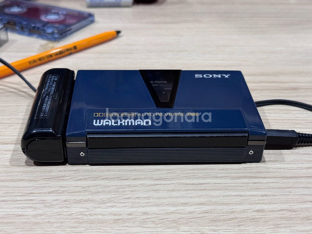 워크맨 sony wm-550c 남색--4