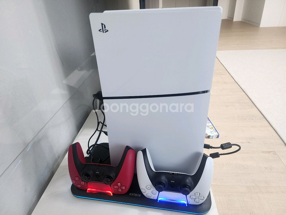 플스5 2018a 슬림디스크+추가 듀얼센스+충전거치대--1