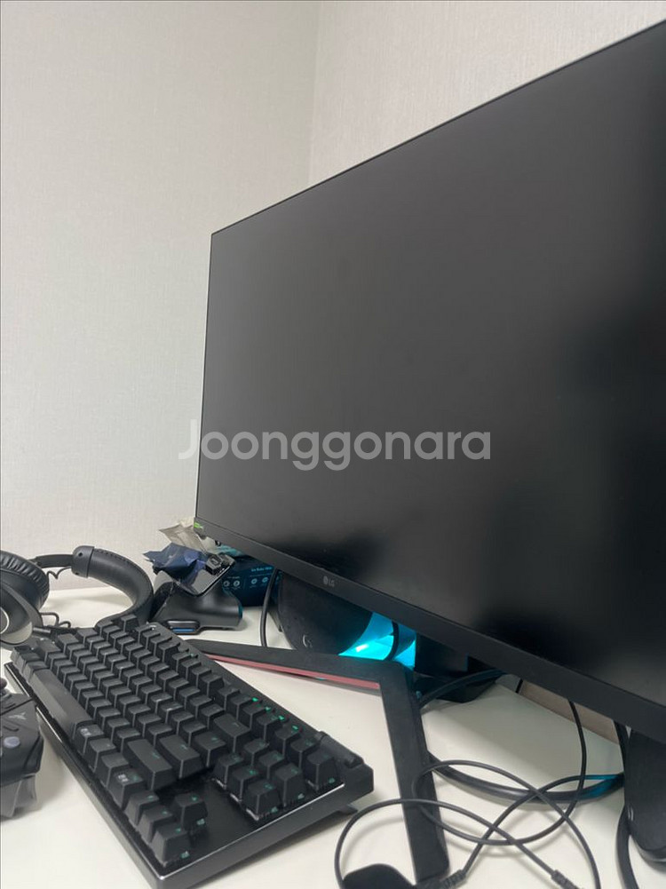 컴퓨터 본체 및 LG 게이밍모니터--1