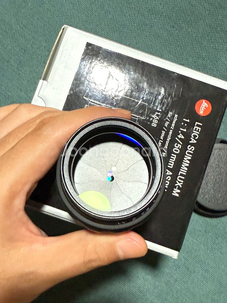 라이카 주미룩스 50mm 1.4 블랙크롬 피니쉬--2