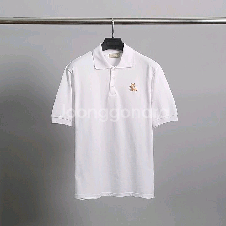 메종키츠네 칠랙스폭스 PK 반팔 카라티--2