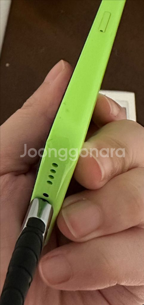 아이폰 5c 16g 그린 팝니다--2
