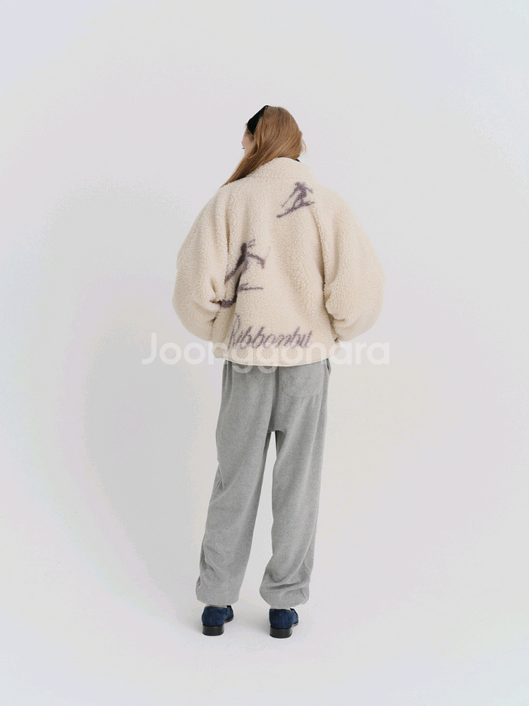 리본빛 플리스 자켓 Ski Dumble Fleece--7