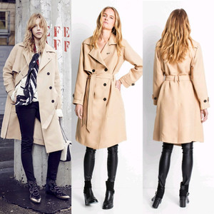 쟈딕앤볼테르 최고가 디럭스라인 뱃지장식 고축 트렌치