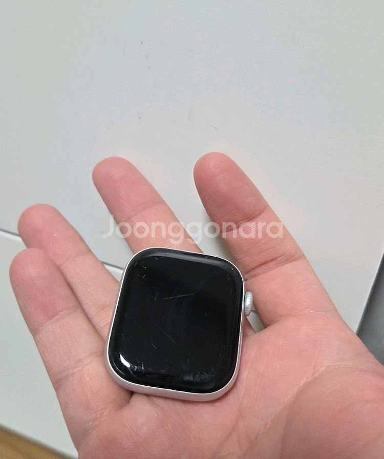 애플워치10 42mm 실버 배터리효율100, 보증26년--2