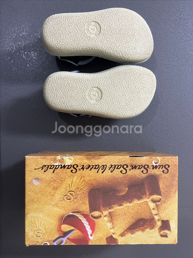 솔트워터 서퍼 벨크로 샌들 네이비 7사이즈 (145m)--1