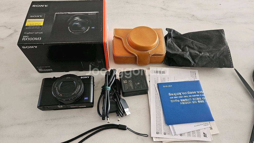 소니 RX100M3 디지털카메라 풀박--9