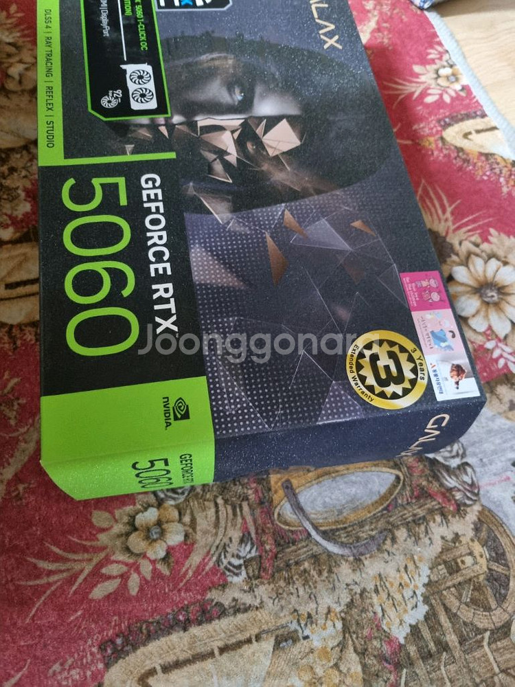 GALAX RTX 5060 박스만 새상품--4
