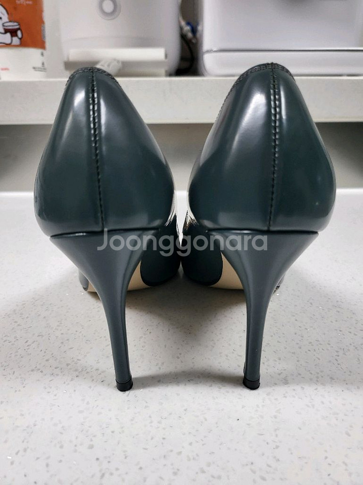 뻬딱구두 수제화 천연 가죽 스틸레토 힐 235/9--2