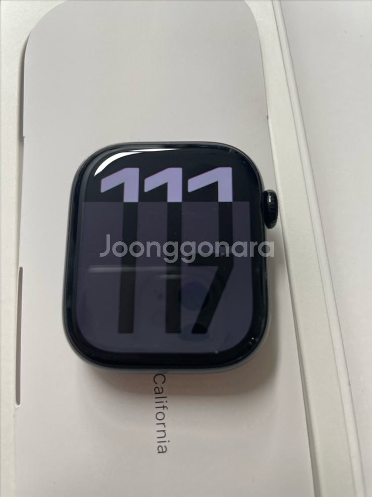애플워치10 42mm 제트블랙 신품급--1