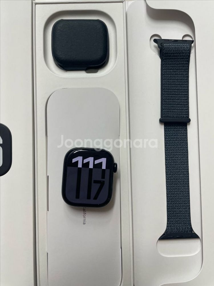 애플워치10 42mm 제트블랙 신품급--0