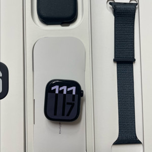 애플워치10 42mm 제트블랙 신품급