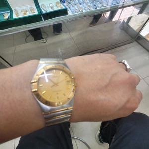오메가 18k콤비 정품