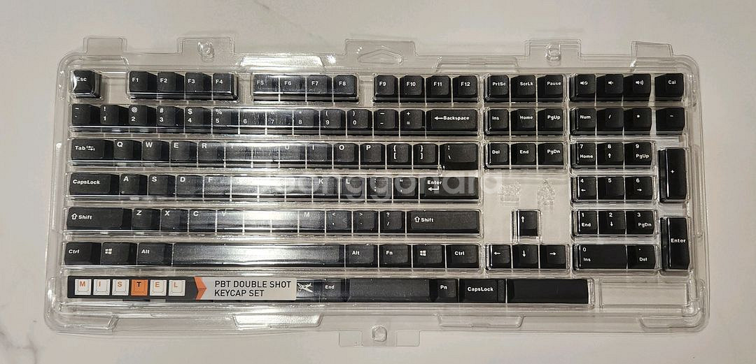 mistel 블랙이색 wob 키캡 oem 프로파일--1
