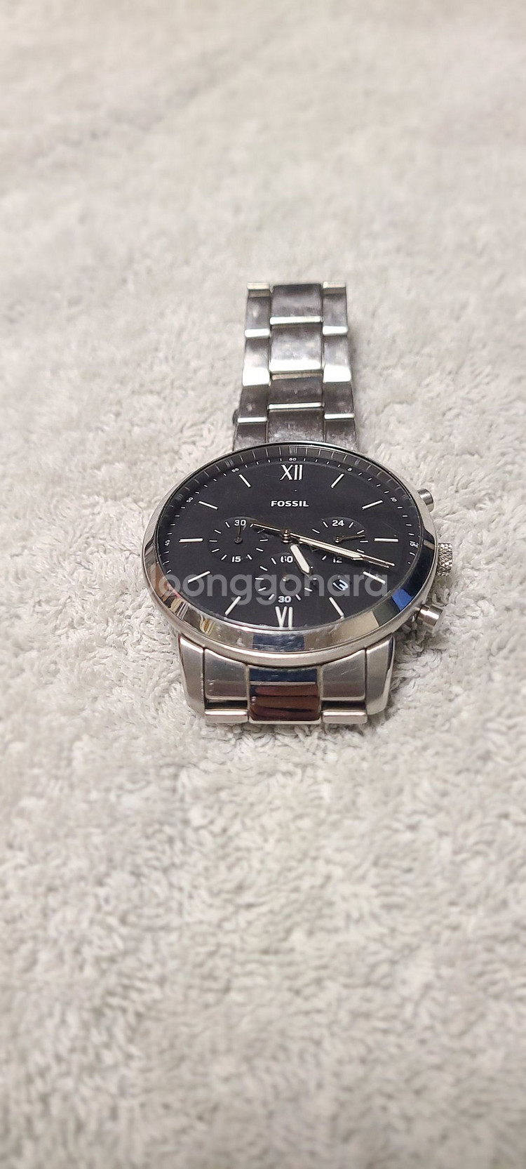 파슬 메탈 남성 시계 43mm--1