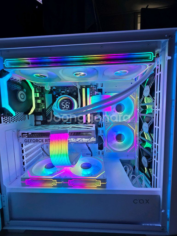 라이젠5 9600X RTX5060TI 화이트 본체--5